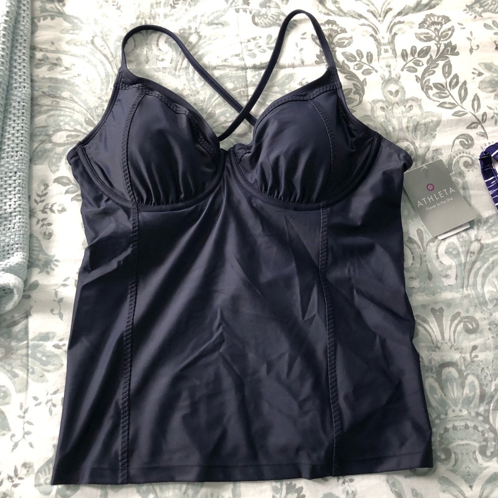 NWT Athleta Tankini Top